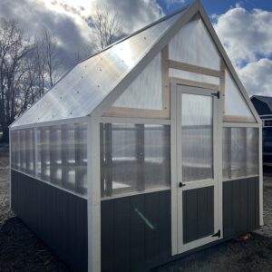 Alternative view of Painted Siding Greenhouse