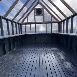 Painted Siding Greenhouse